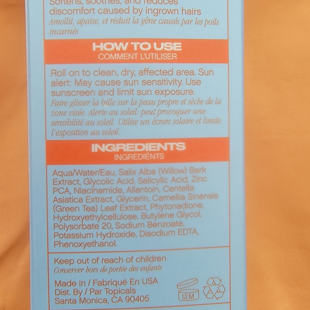 Tropicals Ingrown Hair Tonic